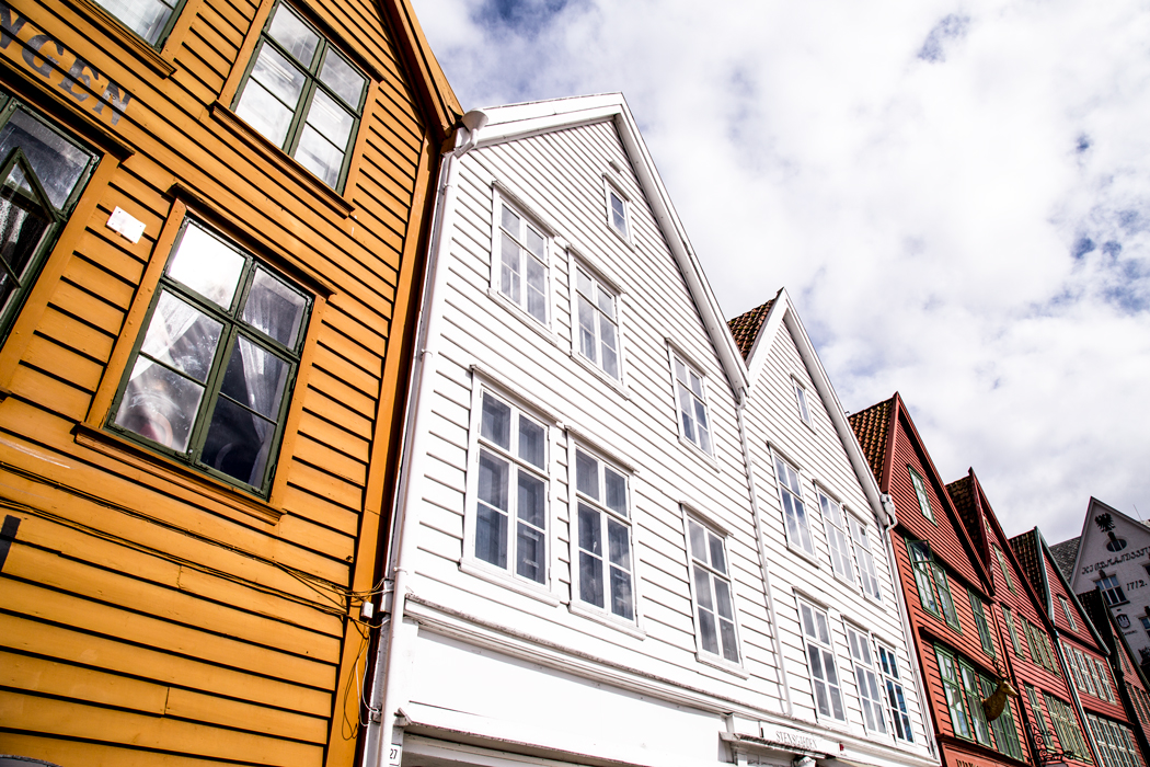 Bryggen, the old wharf of Bergen, a Unesco World Heritage site