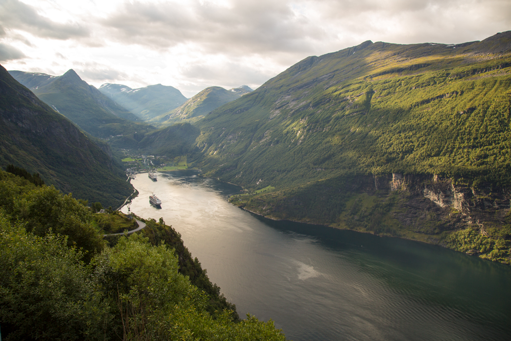 Magellan seen from the Eagle Bend viewpoint, Geiranger