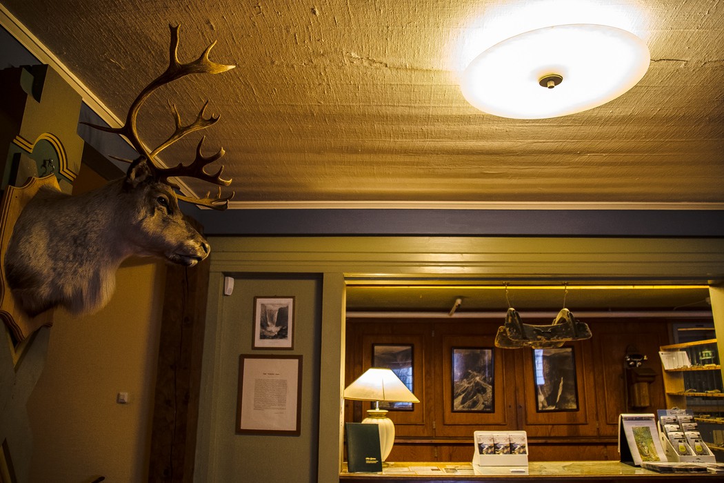 Fossli Hotel, which overlooks the Vøringsfossen waterfall, was built on  on top of Måbødalen in 1896