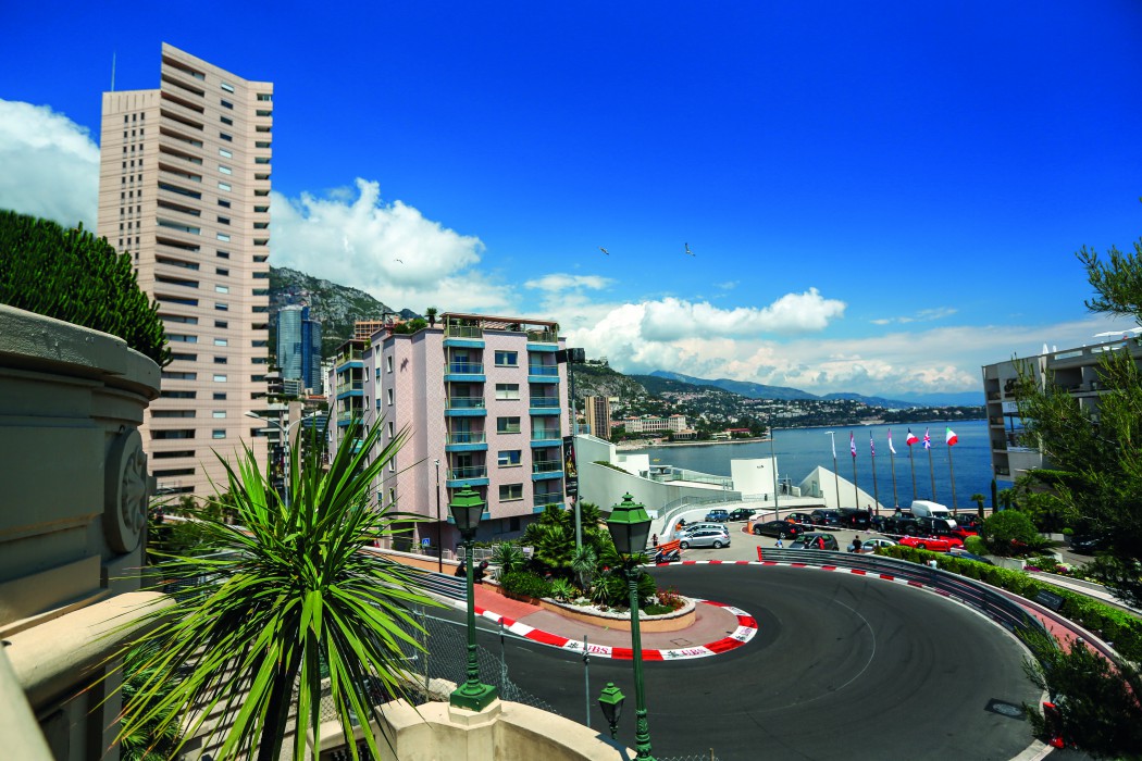 Monte Carlo, Monaco - 02 June 2014. Circuit de Monaco is a street circuit laid out on the city streets of Monte Carlo and La Condamine around the harbour of the principality of Monaco