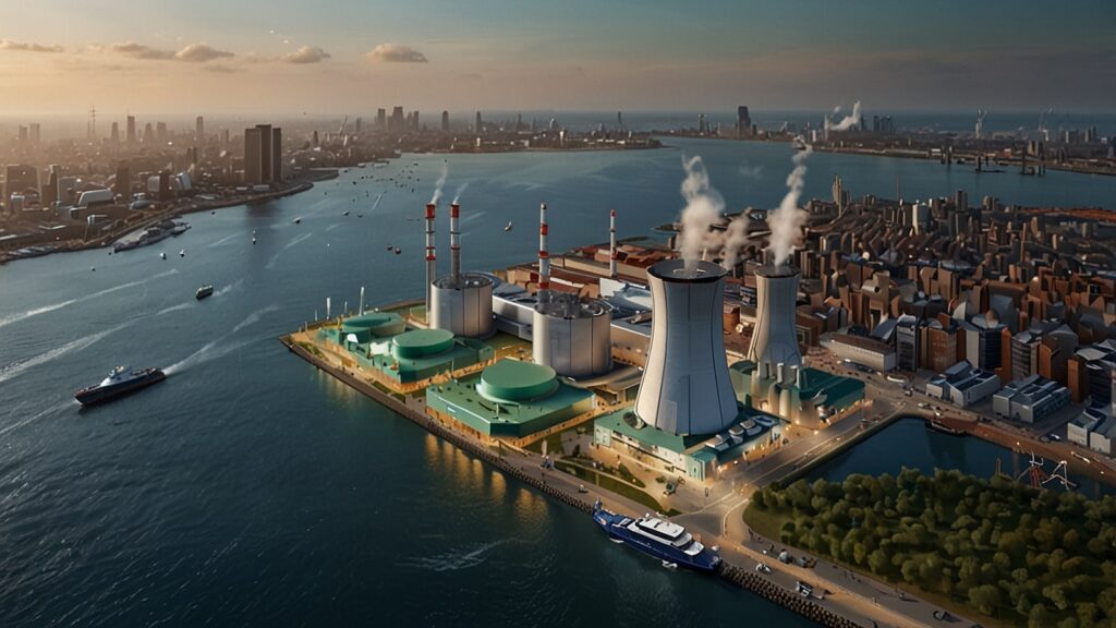 Innovative shore power connection infrastructure at Cruise Port Rotterdam Netherlands launching in 2026 for sustainable cruise ship operations and emission reduction