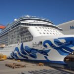 Marella Voyager cruise ship in drydock at Navantia shipyard Cádiz Spain for maintenance and refit in November 2025 enhancing sustainability and passenger experience