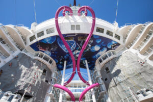 Launch of Symphony of the Seas, Royal Caribbean International's newest and largest ship.