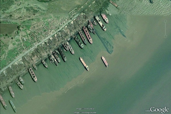 Ship graveyards