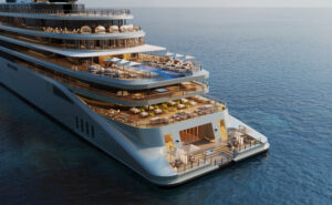 Amangati luxury yacht exterior view at sea