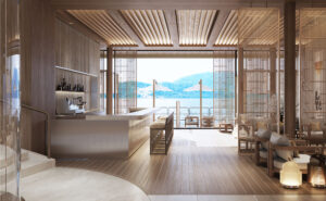 Amangati yacht host and social gathering area