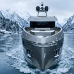 Hoia100 explorer yacht concept navigating icy waters