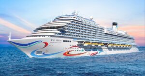 Adora Magic City cruise ship at sea.