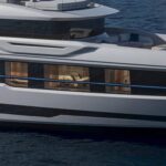 Baglietto DOM155 47m flagship superyacht exterior rendering at sea