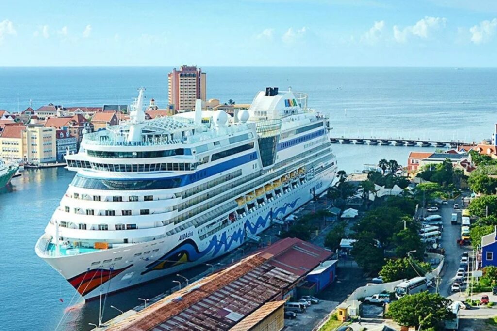 Carnival cruise ship undergoing drydock maintenance in 2026