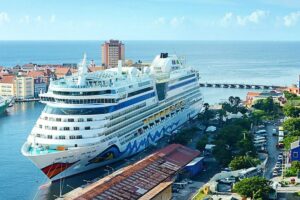 Carnival cruise ship undergoing drydock maintenance in 2026