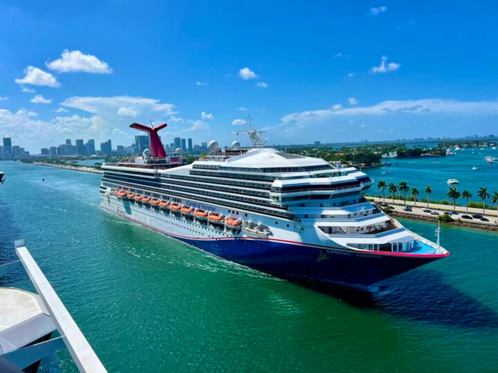 Carnival Sunshine cruise ship sailing in the Mediterranean ahead of first Africa visits in 2027