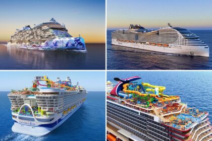 Cruise industry growth with new mega cruise ships from Royal Caribbean, MSC and Norwegian