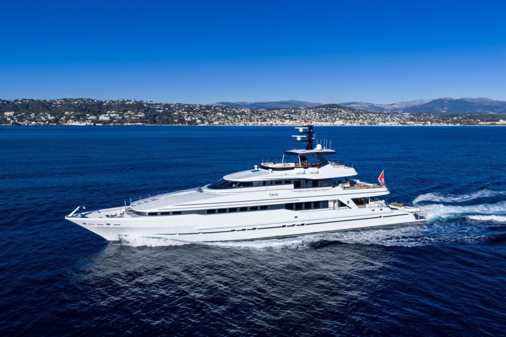 44m Heesen superyacht Tahi docked in Nice after refit