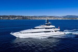 44m Heesen superyacht Tahi docked in Nice after refit