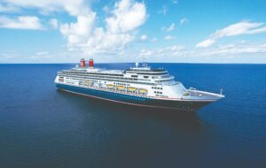 Fred. Olsen cruise ship Borealis docked in Southampton amid severe weather delay