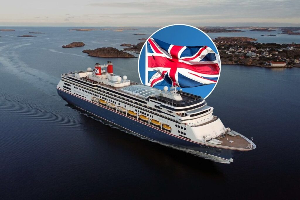 Bolette cruise ship in UK drydock undergoing refurbishment ahead of 2026 Caribbean sailings
