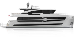 Lazzara UHV 160 48m superyacht exterior profile render