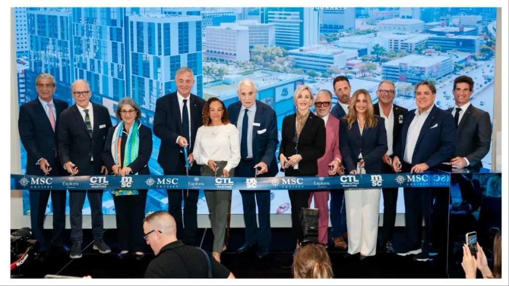 MSC Group opens new North American cruise headquarters in downtown Miami