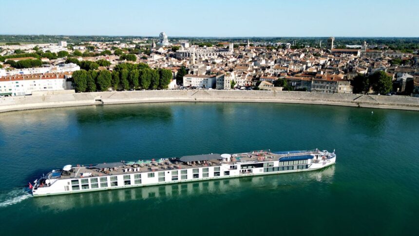 Riverside Luxury Cruises ship sailing in Europe