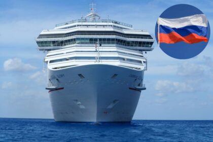Russian cruise ship at sea as Russia plans state-backed Far East cruise line