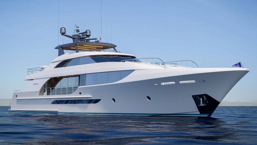 Westport 135 41m raised pilothouse yacht launched by Westport Yachts