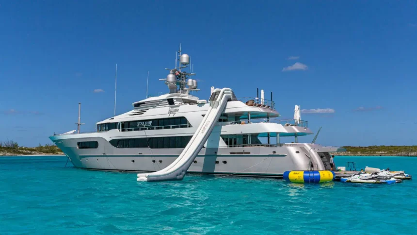 56m Delta Marine superyacht Starship underway after sale