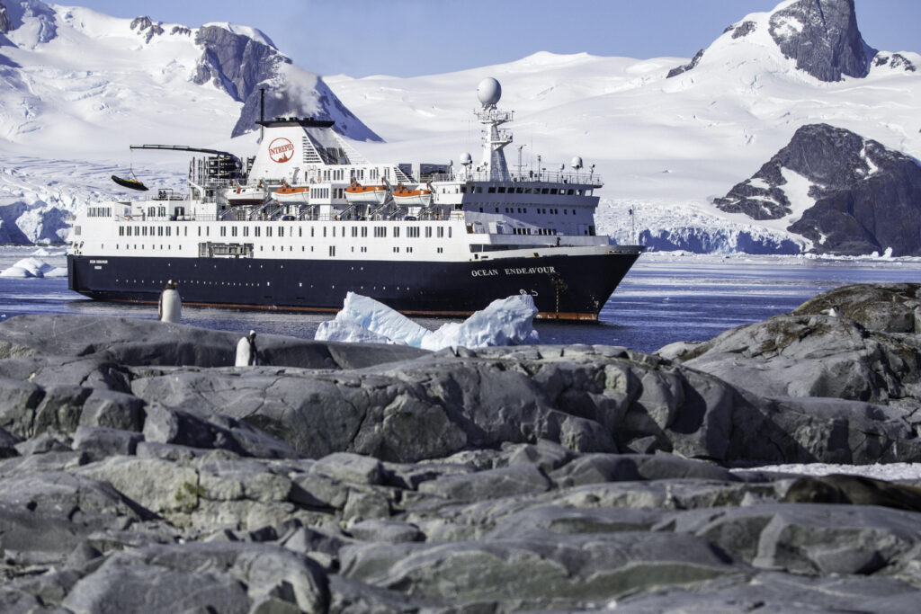 Antarctica literary expedition cruise with Chimu Adventures featuring writers and polar landscapes