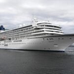 Asuka II cruise ship celebrating 20 years of service during Asia anniversary voyage