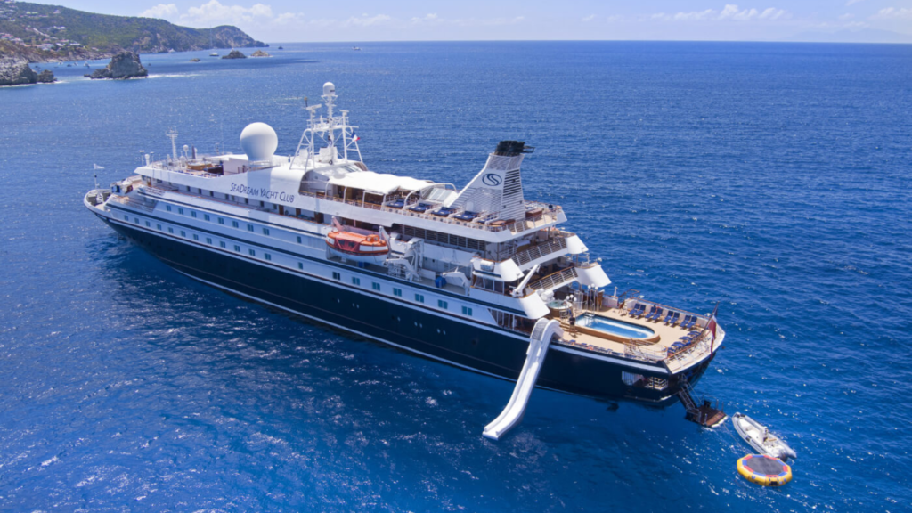 Blue Zephyr small cruise ship sailing through the Greek Isles