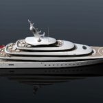 102m Lürssen superyacht JASSI launched at Rendsburg shipyard in Germany