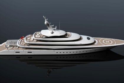 102m Lürssen superyacht JASSI launched at Rendsburg shipyard in Germany