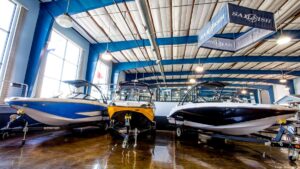 MarineMax marina and yacht dealership operations in Clearwater Florida