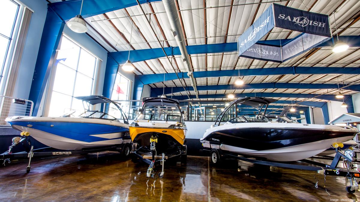 MarineMax marina and yacht dealership operations in Clearwater Florida