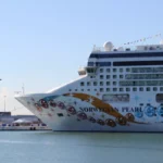 Norwegian Pearl cruise ship departing Miami for charter sailing