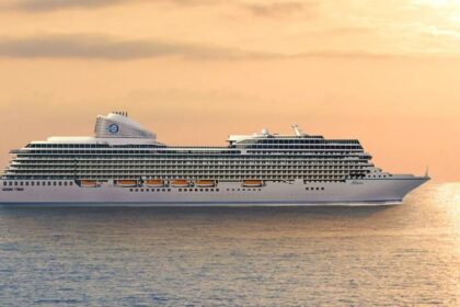 Oceania Sonata cruise ship exterior ahead of inaugural 2027 season