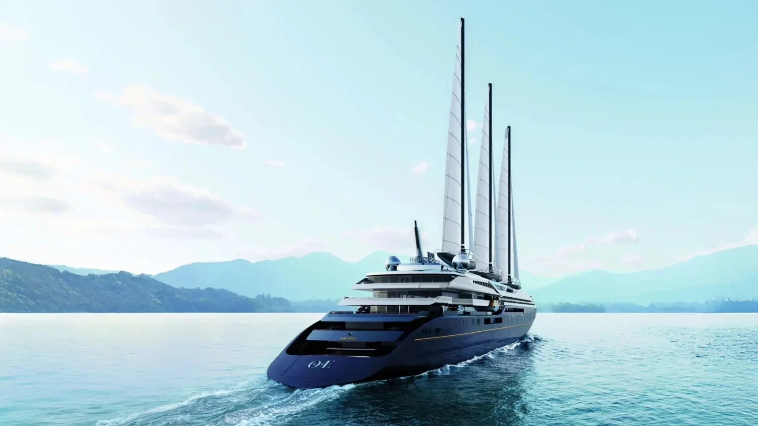 Orient Express luxury cruise ship sailing through the Mediterranean during its 2027 deployment season