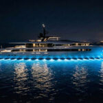 55m superyacht concept ION by ThirtyC featuring vertical bow and modern exterior design